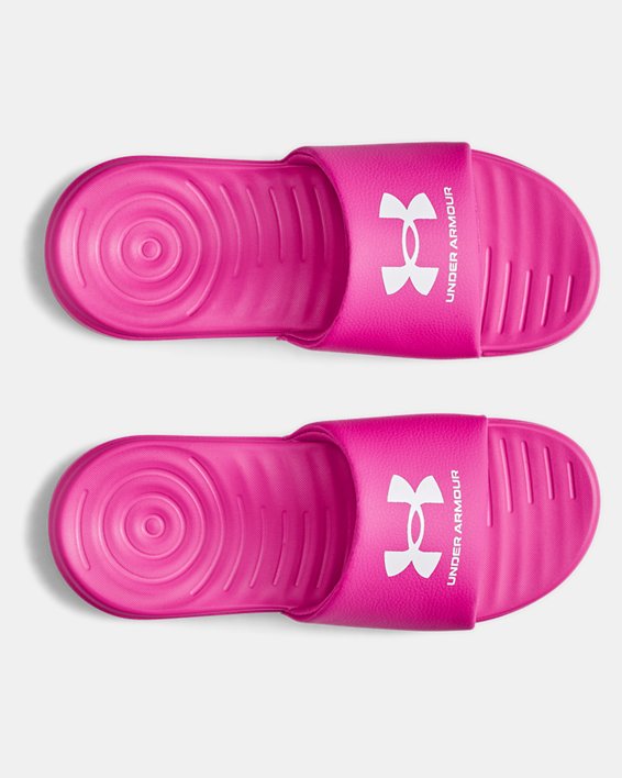 Girls' UA Ansa Fixed Slides, Pink, pdpMainDesktop image number 2